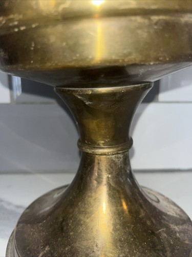 Vintage Aladdin 23 Oil Lamp Base Brass - Picture 6 of 10