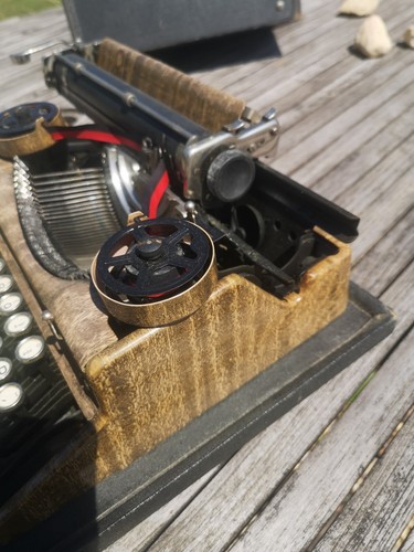 Underwood Portable Typewriter 4 Bank, 1927, Spanish, Green wood, Arturo W. Boote - Picture 13 of 22