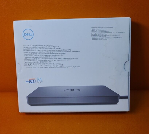 Dell USB DVD +/- RW Drive DW316 DVD Burning/ Rewrite Drive *NEW Sealed *Box Wear - Afbeelding 3 van 6