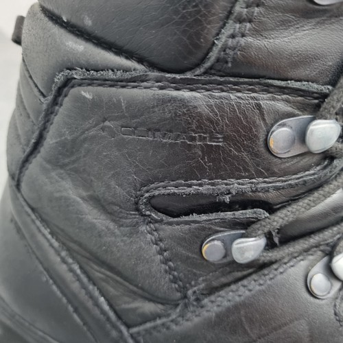 Haix Boots UK 10.5 Black Leather Commander GoreTex Vibram Military Combat Army - Picture 9 of 19
