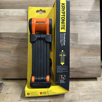 Kryptonite Evolution 790 Folding Lock Key 005636 5.4mm 2`11`/90cm with 2 Keys