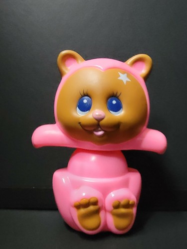 Angel Bunny Pink Bear with Star Floating Bath Toy Vintage 1984 Mattel - Picture 1 of 4