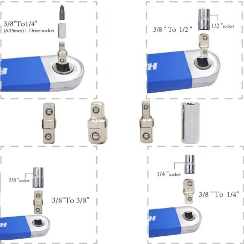 Impact Ready Offset Extension Wrench Tight Reach Extension Wrench Set W 1/2"New - Picture 13 of 17