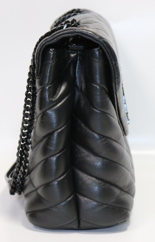 Saint Laurent YSL Loulou Medium Calfskin Monogram Chain Shoulder Bag Black READ! - Picture 7 of 24