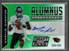 2015 Prizm Draft Picks Alumnus Auto Prizms Green #52 Markus Wheaton Auto /5