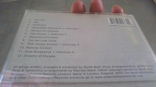 SARAH BLAIR & THE UNION - Institutions CD - Corridor / Ally / Remote Control - Imagen 3 de 3