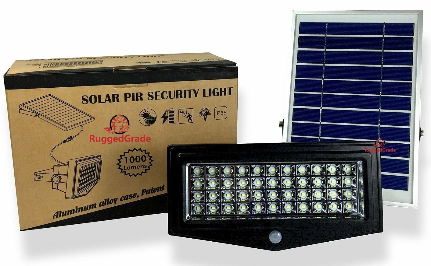 Alta Potencia 1000 Lumen Movimiento Solar LED Luz de inundación – 10 vatios de potencia alta Alta Potencia 1000 Lumen Movimiento Solar LED Luz de inundación – 10 vatios de potencia alta