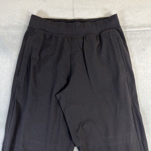 Lululemon Sweatpants Mens Medium Black Performance Straight Stretch Active Gym - Picture 2 of 7