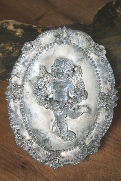Wandvotiv Mit Engel H/B/T 20/15,5/3,5 Cm Polyresin, Wandbild Shabby-Chic-image