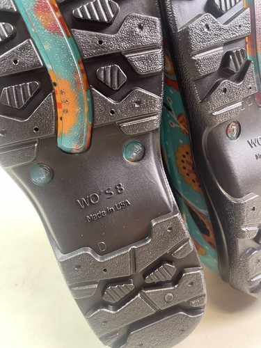 Sloggers Damen Garten Gummistiefel türkis Vogelmuster Damengröße 8 - Bild 6 von 8