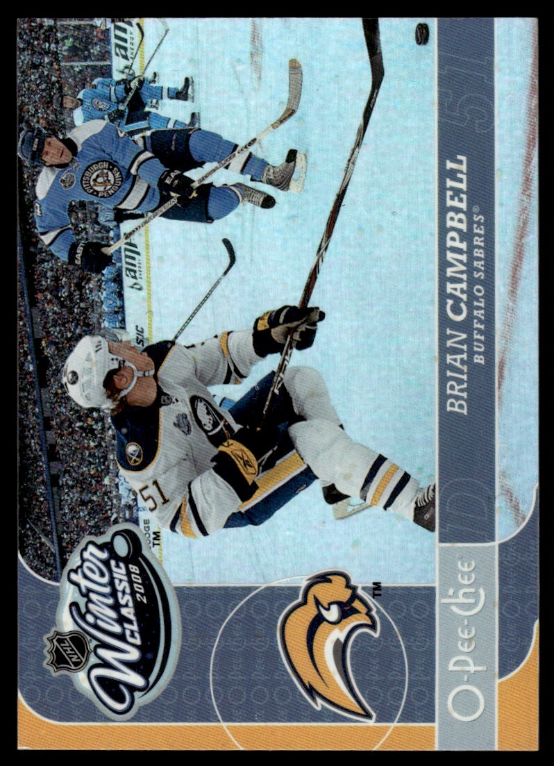 2008-09 O-Pee-Chee Winter Classic Highlights Brian Campbell Buffalo Sabres #WC2