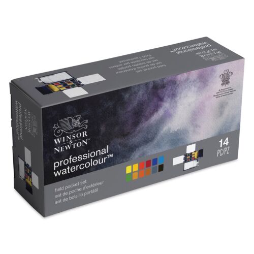 Winsor & Newton Professional Watercolour Field Pocket Set - 12 COLORS! - NEW!