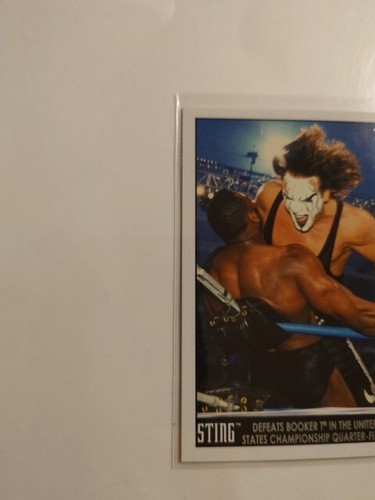 2015 Topps WWE Heritage Wal-Mart Exclusive Tribute Sting Card #38 WCW Booker T - Picture 2 of 8