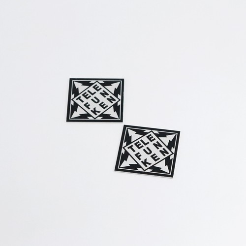 Telefunken Radio Badge Custom Made White on Black 38.5mm(1.51")X55mm(2.16") - Picture 2 of 10