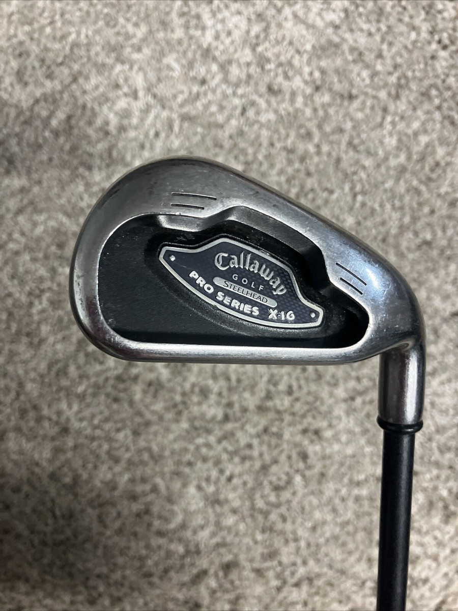 Callaway X-16 Steelhead 5 Iron Stiff Graphite Shaft Golf Pride Grip Callaway X-16 Steelhead 5 Iron Stiff Graphite Shaft Golf Pride Grip