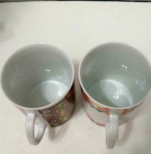 Taza de té de café Favolina de porcelana de colección motivo de punto de cruz nativo Polonia dos - Imagen 5 de 7