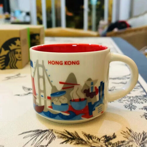 New Starbucks“You Are Here”Collection Cute City Mini Coffee Mugs 2 OZ / 59 ML - Afbeelding 36 van 48