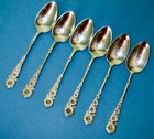 New ListingRogers Bros. 1847 Antique American Set of Six Gorgeous Sp Spoons Signed