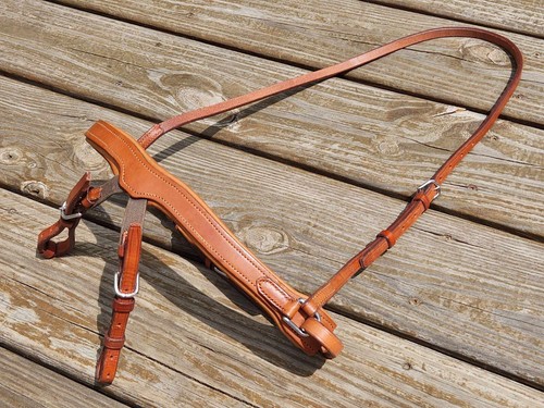 CWD Anatomic Padded Crank Noseband Caveson - Elastic Bit Straps - Size 3 (Full) - Picture 2 of 9