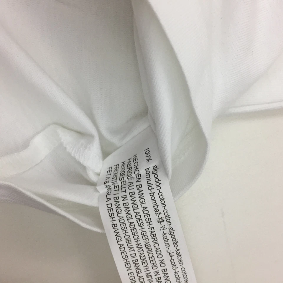 NWT ZARA Girls sz 10 White Eyelet Insert Puffed Short Sleeve Mixed Media Shirt - Image 3 of 4