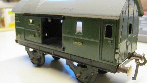 Fleischmann Spur 0 GFN 403 Passenger Car Baggage Car Green #K-292-14 - Picture 6 of 8