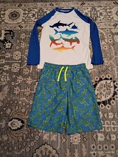 Boys Swimsuit Set Shorts Rash Guard Size XL 14-16 Wonder Nation