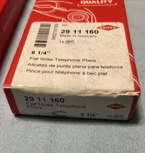 Knipex Flat Nose Telephone 29 11 160 TwinGrip 82 01 200 Flat Nose 28 01 200 - Picture 9 of 15