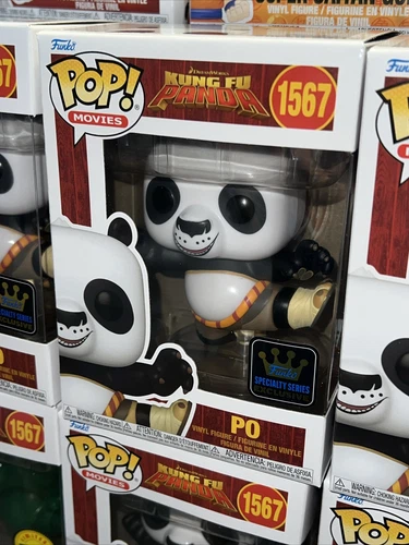 IN STOCK- Kung Fu Panda Po Funko Pop! #1567 Specialty Exclusive w/ PROTECTOR