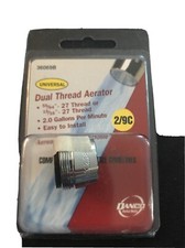 Danco Universal Dual Thread Aerator, Chrome, 36069B