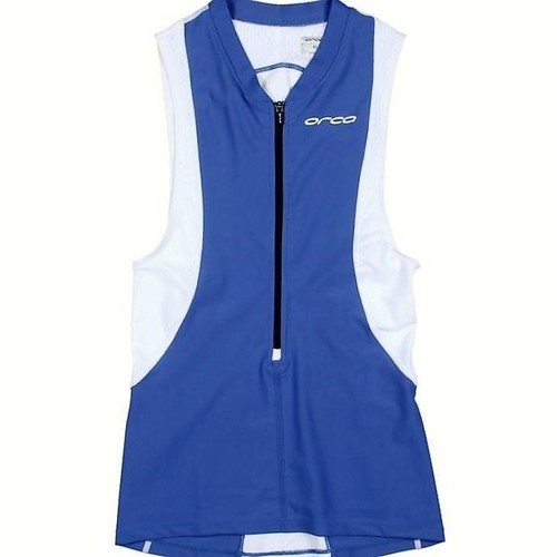 ORCA LIGHTWEIGHT $89 Retail MENS ATHLETIC TANK TOP 1/2 ZIP FRONT SZ XS NWT - Picture 2 of 3