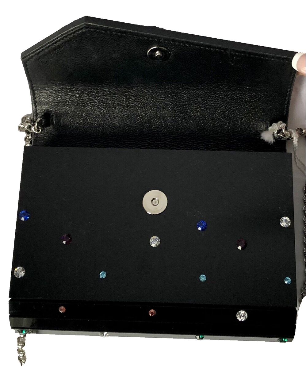 【関税&送料込】Jimmy Choo Black Candy Bag Black Acrylic Clutch Bag | CANDY | Cruise | JIMMY CHOO US