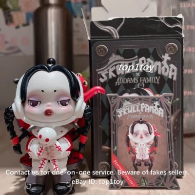 【最終値下】シークレット DEADPAN WEDNESDAY POP MART POP MART x SKULLPANDA A Family Deadpan Wednesday Secret Mini