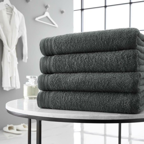 4 Pieces Egyptian Cotton Towels Large Bath Sheet Super Soft Towel Bale Set - Picture 17 of 37