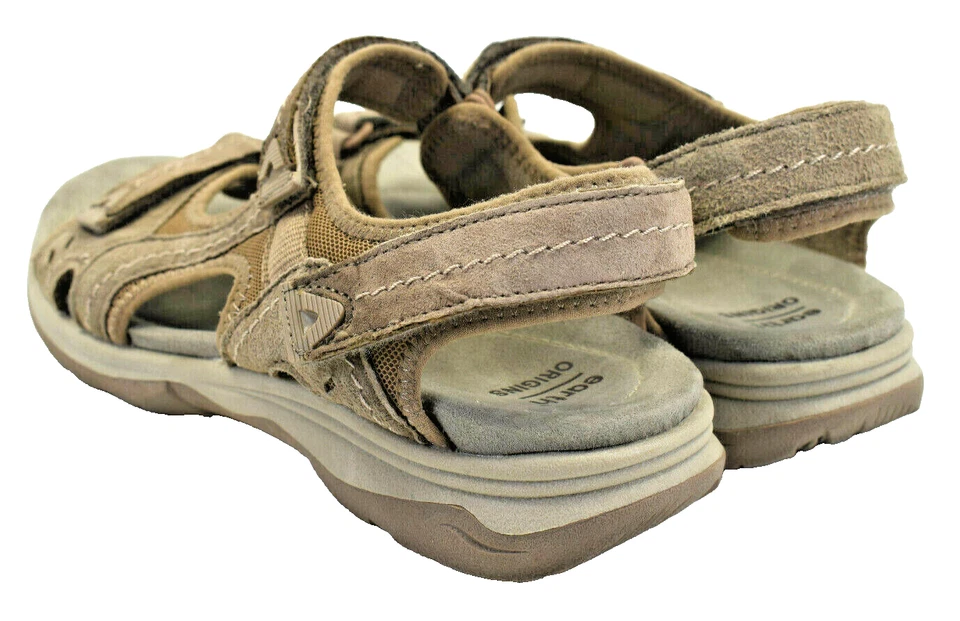 Earth Origins Higgens Halton Women's Brown Leather Sport Comfort Sandals 9.5 M - Image 3 of 4
