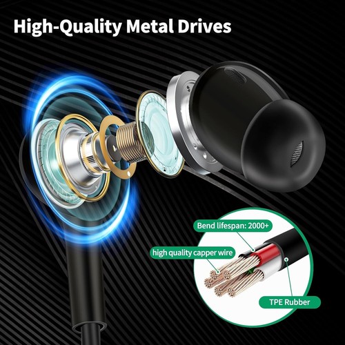 Paquete de 10 auriculares OEM Samsung auriculares auriculares para Galaxy S24 S23 S22 S21 S20+ - Imagen 4 de 7