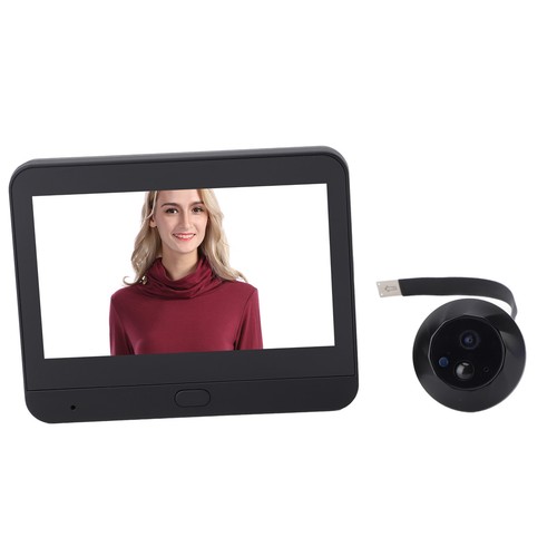 Digital Door Viewer Camera 4.3in Color Screen 2 Way Talk Night 1080P Fit - Picture 18 of 24