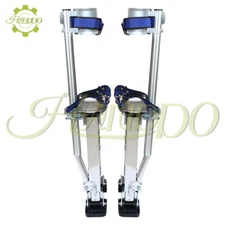 Silver 15”-23” Adjustable Drywall Stilts Tool For Painters Walking Taping