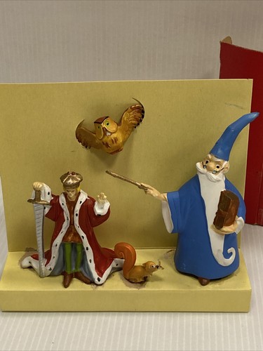 Rare coffret Merlin l'enchanteur figurines JIM Zorro Walt Disney Productions 60s - Foto 2 di 11