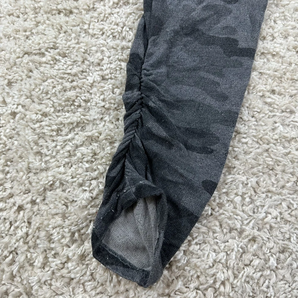Leggings camuflados Sundry para mujer talla 1 grises negros acanalados al tobillo suaves elásticos Foto 2 de 4