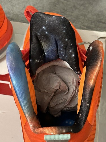 Nike LeBron 9 All Star Total Orange 2022 Retro DH8006-800 Size 7 Men NEW DS IX - Picture 5 of 13