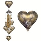 Garden Heart Chimes Outdoor Interior Decoration Mobile Romantic Wind Catcher 