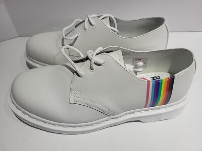 Doc Martens 1461 Pride Leather Oxford White Womens Size 11 Mens Size 10 (27522) Dr. Martens | Shoes | Doc Martens 461 Pride Leather Oxford  main image 2