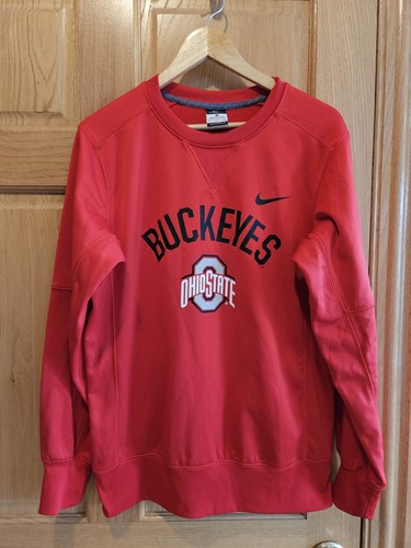 Vintage Nike Ohio State Buckeyes Red Sweatshirt Crewneck Mens Classic - Picture 1 of 3