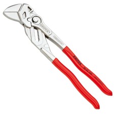 KNIPEX Zangenschlüssel 180mm, 8603180 Zange vernickelt, Armaturenschlüssel