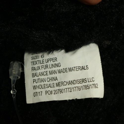 Botas de nieve de invierno Falls Creek "Chelsea" forradas de piel sintética, gamuza sintética negras 6 - Imagen 10 de 13