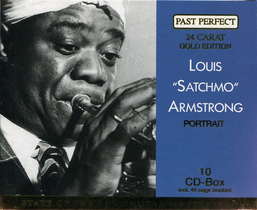 10 CD-Box LOUIS ARMSTRONG SATCHMO Portrait  24 Carat Gold Edition Past Perf 2001 - Bild 1 von 4