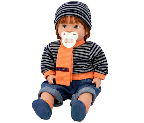 Realistic Baby Doll Lifelike Sleeping BiBi Doll 18" Ginger Freckles Sounds Dummy - Picture 3 of 13