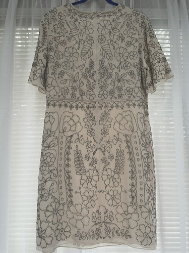 Vestido Edie con aguja e hilo BHLDN talla US 12 $330.00 - Imagen 4 de 12
