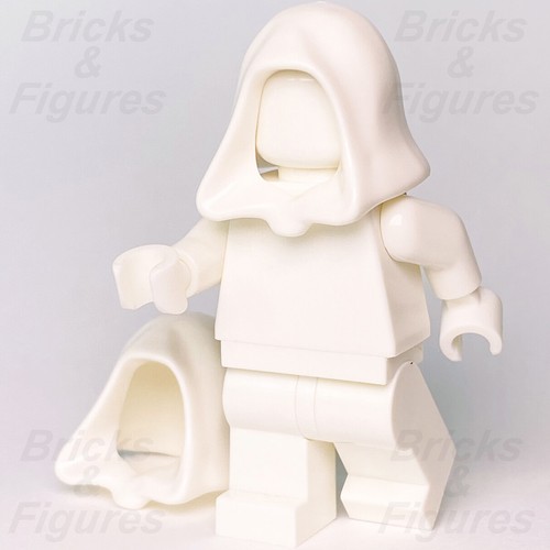LEGO® Star Wars White Robe Hood Minifigure Headgear Parts 30381 96232 98011 x 2 - Picture 2 of 2
