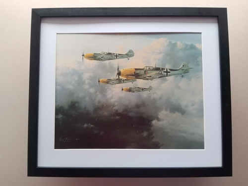 Robert Taylor Flugzeugdruck "JG - 52" GERAHMT